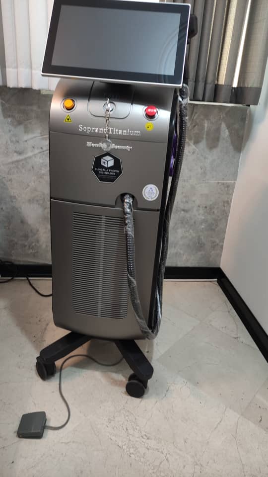 لیزر با دستگاه سوپرانو  و آلما پلاس 2025 در غرب تهران