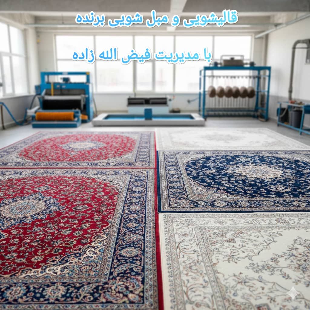 قالیشویی برنده سپید درخشان ممتاز